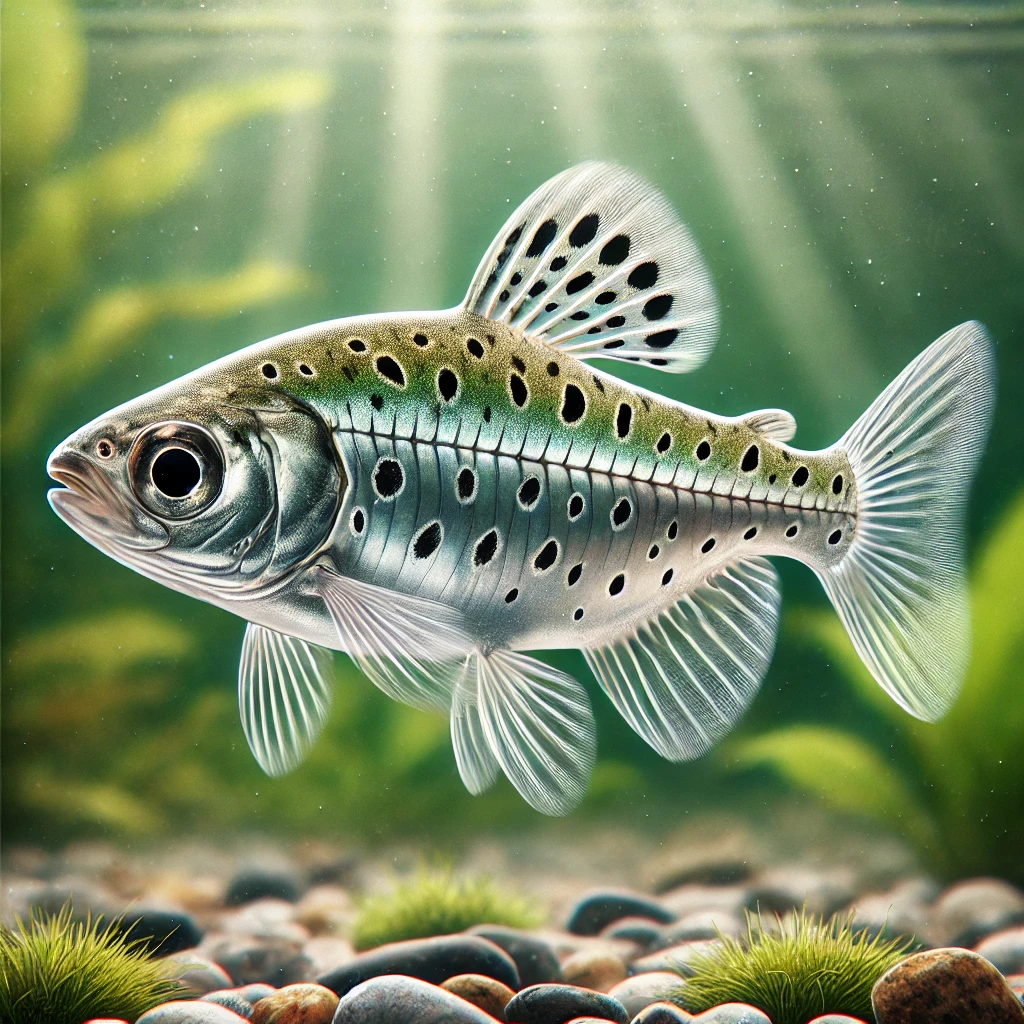 Chilodus punctatus (Opp ned)