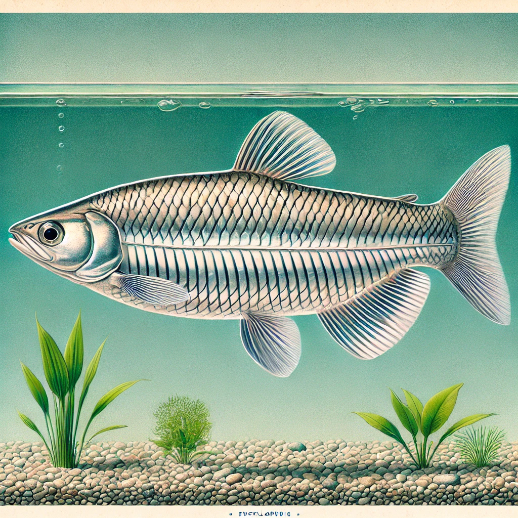 Distichodus affinis Røde finner Distichodus