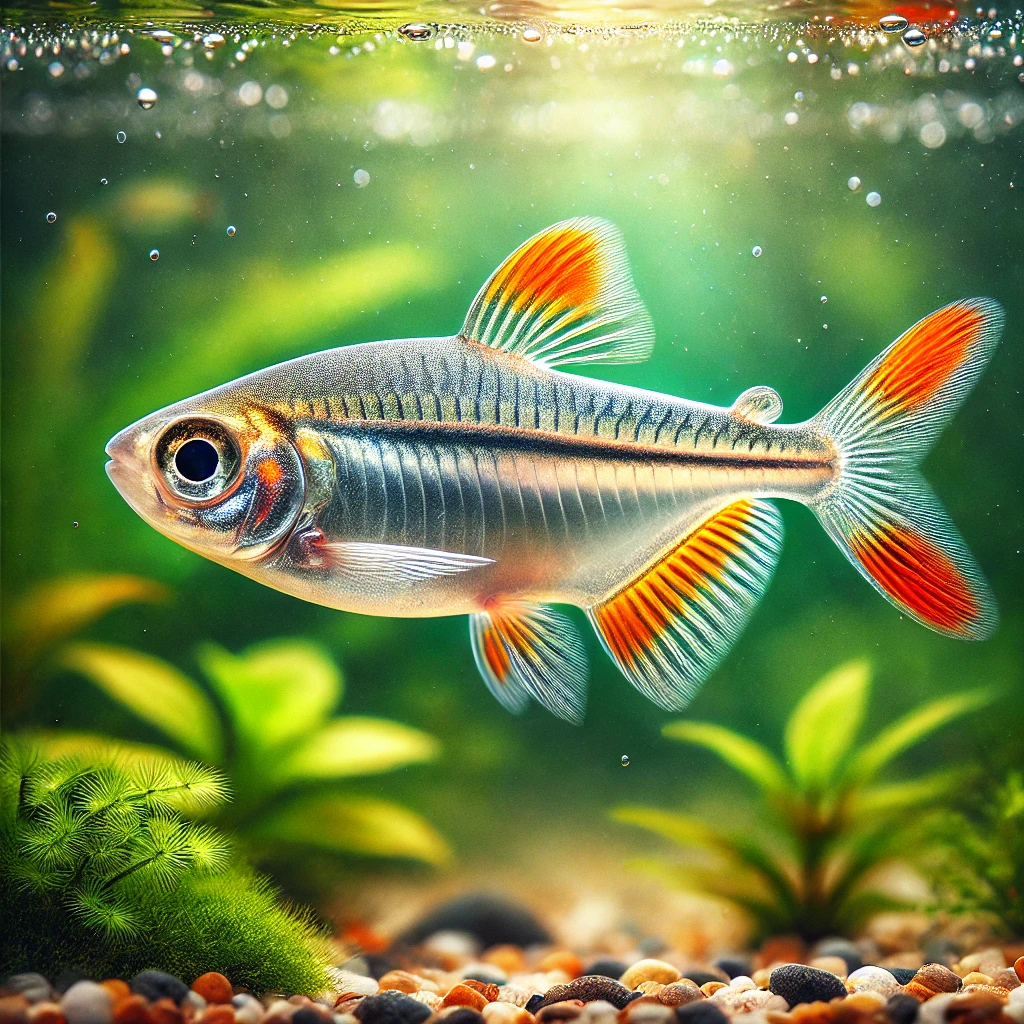 Hasemania nana (Kobber Tetra)