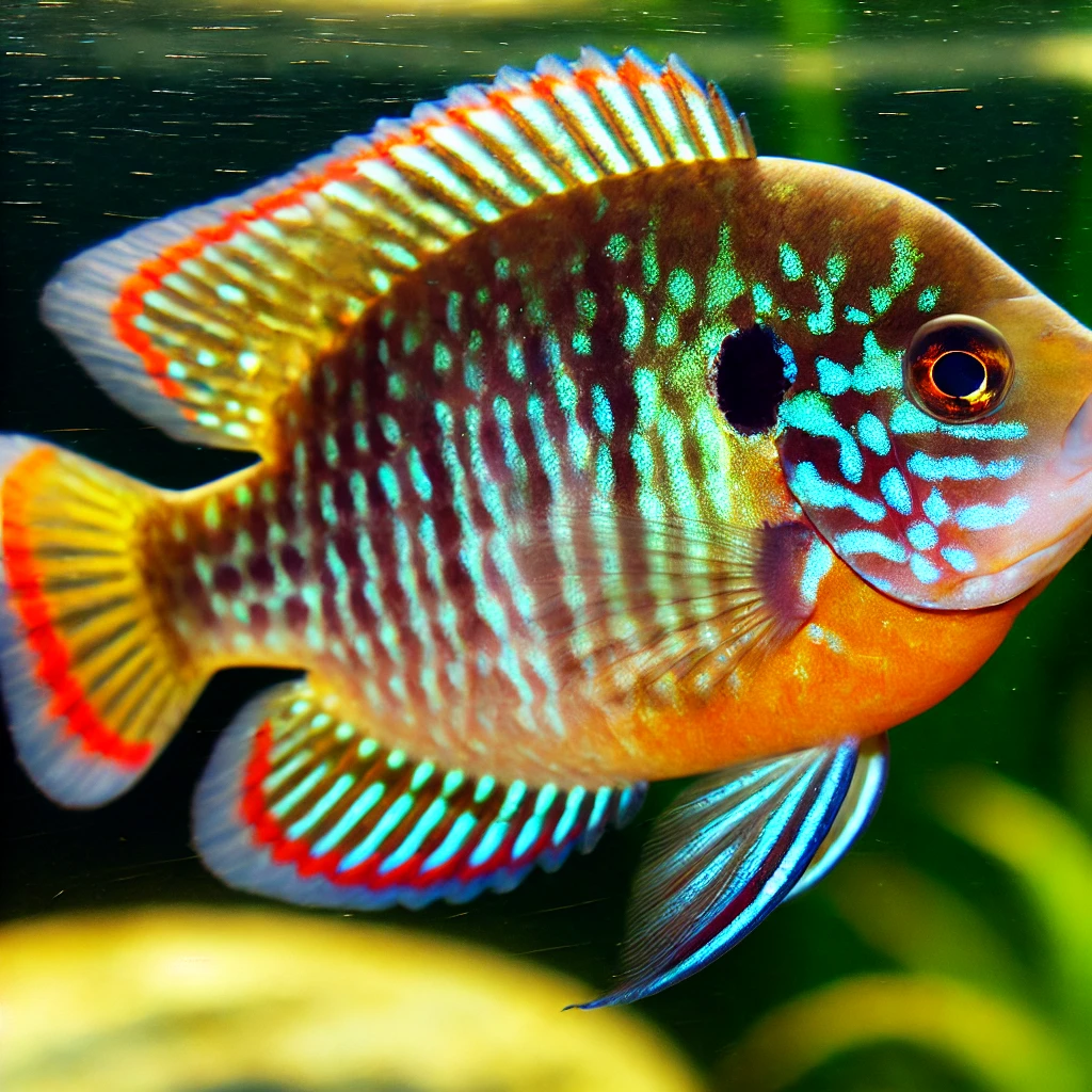 Lepomis gibbosus Solstang eller regnbuest...