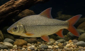 Distichodus noboli (Røde finner Distichodus)