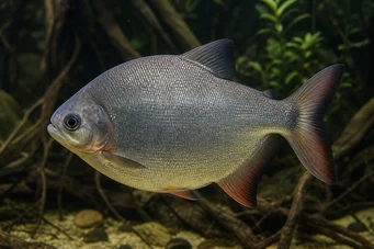 Myleus pacu Pakou, Koumanou-nwé (svart), Pacu dente
