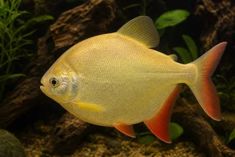 Myleus rubripinnis luna xanthique Myleus rubininnis luna xanthique