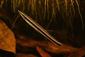 Nannostomus eques (Rørformet munn -til -mouth blyant)