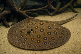 Potamotrygon motoro (Océlée ferskvannspastenag)