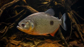 Serrasalmus spilopleura Black Strip Pacu, Night Piray