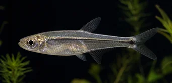Xenagoniates bondi (Glass tetra med gylden front)