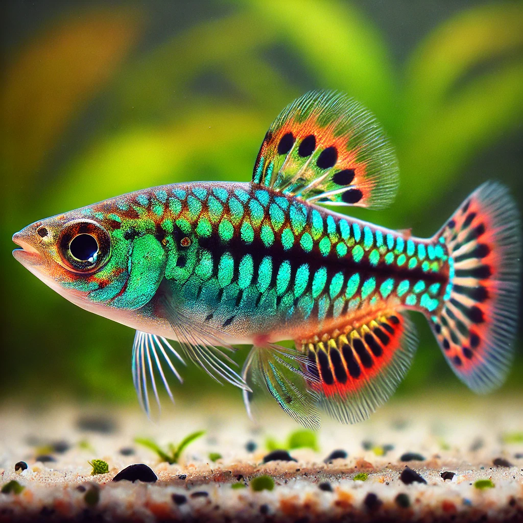 Pachypanchax playfairii Prikket Panchax