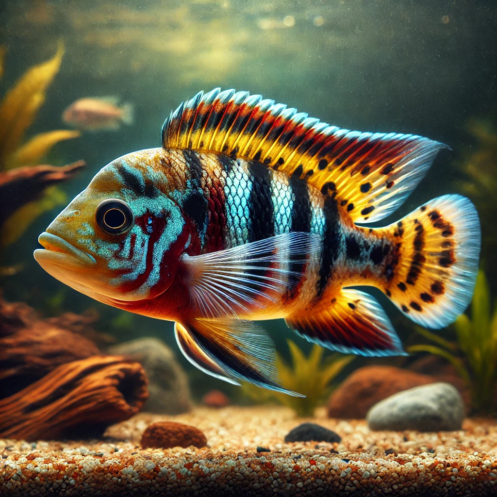 Pelvicachromis pulcher Lilla cichlid