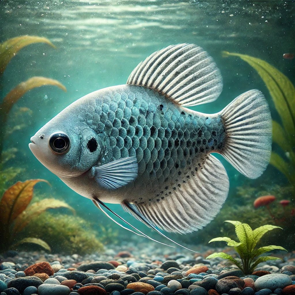 Trichogaster trichopterus Tre flekker, blå gourami